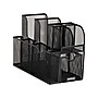 Mind Reader 10-Compartment Metal Countertop Organizer, Black (MESHCAD-BLK)~#|#~EC8F6C7E-0246-4501-92C27A24F0AB785B_sc7