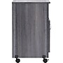Lorell Mobile Machine Stand with Shelf, 30.50" H x 28" W x 19.75" D, Weathered Charcoal (LLR69627)~#|#~EC93DDBC-A614-4631-835DC55F2485CA59_sc7