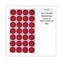 Universal Media Label, 0.75"Dia., Red, 28/Sheet, 36 Sheets/Pack (UNV40103)~#|#~ECA11E6A-3554-4FD6-81850549B4A45108_sc7
