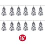 Beistle Metallic Tassel Garland Party, Black/Silver, 2/Pack (59927-BKS)~#|#~ECBA8985-B074-4B77-9E9B7BDB325902D3_sc7