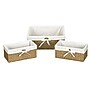 Household Essentials 3-Piece Wicker Basket Handwoven Seagrass Storage Baskets with Washable Liners, Natural (HHML-5611)~#|#~ECDFF956-CCEE-468F-BEC726AB748B7487_sc7