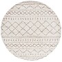 Safavieh Arizona Shag Collection 8' x 8' Round Area Rug, Machine Made, Ivory/Beige (ASG741A-8R)~#|#~ECE48436-A1FC-4635-B8E994906BABBF24_sc7