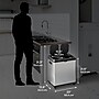 iTouchless Stainless Steel Sensor Recycle Bin & Kitchen Trash Can with Black Lid, 16 Gallon (IT16RB)~#|#~ED091191-A60F-4810-B0CA30A86B5A4C94_sc7