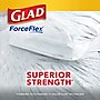 Glad Tall Kitchen Drawstring Trash Bags, 13 Gallon, White, Unscented, 100/Box (78374)~#|#~ED0F0C27-3A78-460A-88187C86C34DD5D7_sc7