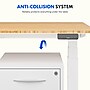 FlexiSpot E7COMMERCIAL 55''W Electric Height Adjustable Standing Desk, Bamboo/White (E7WCOM5528-LBZB)~#|#~ED1F9CD9-5C85-40A0-9EDB4EA42F4140B2_sc7