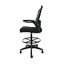 Boss Flip Arm Mesh/Fabric Chair with Footrest and Lumbar Support, Black (B16366BK-BK)~#|#~ED277196-1C7B-4628-A41D504C3AD14A72_sc7
