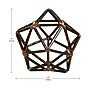 Mind Reader Metal Geometric Sculpture, Black (DECO-BLK)~#|#~ED2DF9A1-AD3E-4CCB-826181AB331E8165_sc7