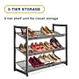 Whitmor 3-Tier Stacking Shoe Rack, Gunmetal (6905-8770-BB)~#|#~ED331EA1-94D9-46E2-AD12F9AF04A5F959_sc7