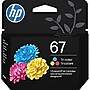 HP 67 Tri-Color Standard Yield Ink Cartridge, Prints Up to 100 Pages (3YM55AN#140)~#|#~ED3BB5BA-DFEB-44F1-BE27A82F4DDD1AEF_sc7