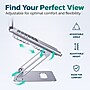 Purely C50 Cooling Fan Height-Adjustable 18" Laptop Stand with 2 Fans, 1 USB Port, Silver (PLSC50)~#|#~ED3FC381-8EB5-4A23-9D404099E2E050F3_sc7