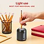 Staples Personal Dual Powered Pencil Sharpener, Black (ST62625)~#|#~ED4D72E9-091D-4D9F-854E1D392F26BB1A_sc7