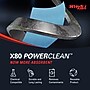 WypAll PowerClean X80 Fabric Cleaning Wipers, 13.4" x 12.4", Blue, 455 Sheets/Roll (41043)~#|#~ED5C4DB5-DD12-47E3-97C5EA38C2DB73F0_sc7