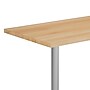 Flash Furniture Bennett Wooden Commercial Indoor Table, 30" x 60", Natural Top/Silver Base (GSF3060NTT2222S)~#|#~ED7A5295-5F93-4844-B527647562E3C7E5_sc7