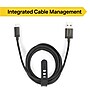 NXT Technologies 6 Ft. Braided USB-A to Micro-USB Charging Cable for Samsung/Android, Black (NX54695)~#|#~ED7D74B5-84A2-4621-9C8DA63ECE57EFC7_sc7