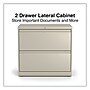 Alera 2-Drawer Lateral File Cabinet, Letter/Legal Size, Lockable, 28"H x 30"W x 18.63"D, Putty (ALEHLF3029PY)~#|#~ED9D5568-B2C5-4299-940C0B8AAEA2629D_sc7