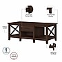 Bush Furniture Key West Manufactured Wood Console TV Stand, Screens up to 65", Bing Cherry (KWS025BC)~#|#~EDA3A25E-9657-4277-8B389882E63A6E0C_sc7
