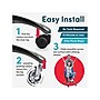 Lifelong Wheels Chair Caster, Clear/Silver, 5/Set (B0B27MGVGP)~#|#~EDF5A122-6F6F-4EA9-94F2E605341B321A_sc7