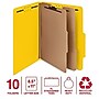 Staples 100% Recycled Heavy‑Duty Classification Folder, Letter Size, 2 Dividers, 2″ Expansion, Yellow Pressboard, 10/Box~#|#~EDFAAF27-68C5-4A68-A4AFBC0EB62DA892_sc7
