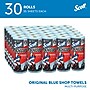 Scott Shop Towels Original Nylon Cleaning Wipers, 11" x 10.4", Blue, 55 Sheets/Roll, 30/Carton (KCC75130)~#|#~A9712A3E-AFD4-4F78-9E7BD2F065072468_sc7