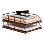 Mind Reader Metal Front Loading Letter Tray, Black (2TWPAP-BLK)~#|#~EE0F90D7-9D04-4E9E-B05CE5C894A3A809_sc7