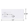 Staples Security Tinted #10 Double Window Envelopes, 4 1/8" x 9 1/2", White, 500/Box (ST20137)~#|#~EE178412-A7CE-4F25-98AE9BF421D1CA0A_sc7
