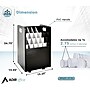 AdirOffice 20-Slot Mobile Roll File, Lockable, 24.75" H x 15.25" W x 13.25" D, Black (624-BLK-KIT1)~#|#~EE1A79A4-5DC4-4EDD-B640B75A8906A26C_sc7