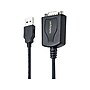 StarTech 3' USB-A to RS-232 Serial Adapter Cable, Male to Male, Black, Prolific Chip, COM Retention (1P3FPC-USB-SERIAL)~#|#~EE20A17D-A88D-4A5E-B6D4FD9F545B4087_sc7