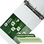 Samsill Earth's Choice Plant-Based Durable 4" View Binders, D-Ring, Made in USA, White (SAM16997)~#|#~EE2CD932-1B9D-4507-A86836D884CE2541_sc7