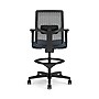 HON Ignition 2.0 ReActiv Back Vinyl Task Stool with Footrest and Lumbar Support, Black/Blue (HITSRA.S0.A.H.0S.SX04.BL.SB.T)~#|#~EE59567C-2D4C-4F74-A111E74FCD3DBEC3_sc7