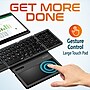 Delton F92 Foldable Portable Wireless Keyboard with Touchpad, Black (DKBF92)~#|#~EE5ACB82-9257-410A-94F1D78DD2B90879_sc7