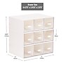 Mind Reader 9-Compartment Plastic Craft Organizer, White (BOX9-WHT)~#|#~EE5BF8E5-4958-42FC-9A6AC86BB47E6DBC_sc7