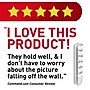 Command Large Hanging Strips, 16 lb., White, 20 Pairs/Pack (17206-20NA)~#|#~EE647757-5668-409B-9C9C48AC845EACDD_sc7