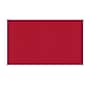 Ghent Fabric Bulletin Board, Satin Aluminum Frame, 4’H x 5’W, Red (AT45F98)~#|#~EE6485D9-F2C9-4717-B75F44816A85FFE0_sc7