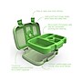 bentgo Kids Bento Box, 5-Compartment, Green, 19 oz. (BGOKIDS-G)~#|#~EE663D46-BFB9-4D77-AE0C74E5785D7DB1_sc7