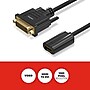 Staples TECH DVI-D to HDMI Audio/Video Adapter, Male to Female, Black (ST62359)~#|#~EEA1719E-5FE1-441D-8BDE87858AEDD751_sc7