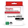 Staples Remanufactured PG-240 Ink Cartridge Black Extra High Yield Replacement for Canon PG-240 XXL~#|#~EEA44239-C80B-49C3-8C147153F34630EF_sc7