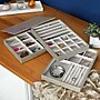 Household Essentials Stackable Jewelry Trays 3 Varieties with Compartments for Necklaces, (HH742-1)~#|#~EEA4CB4A-0C96-4C8F-817A347A297BCF17_sc7