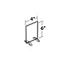 Azar Sign Holder, 4" x 6", Table Top, Clear, Acrylic, 10/Pack (132726)~#|#~EEB26B10-9BBB-48D9-8FE7B314ECDC71EC_sc7