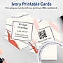 Avery Hexagon Integrated Cards, Matte Ivory, 30/Pack (19479399042)~#|#~EEB87005-EC02-4775-9BA54B05AA4A1F4F_sc7