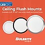 Bulbrite 7" Round 14-Watt 3000K LED Flush Mount Light, 1150 Lumens, Nickel (773606)~#|#~EEBCC4BA-0C09-4DFD-A8A9135139BE7DF3_sc7