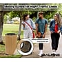 Alpine Industries Steel Outdoor Trash Can with Open Lid, 32 Gallon, Cedar (ALP4400-01-CD)~#|#~EEC92660-A673-4334-B2B37DB775D70C24_sc7