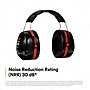 3M Peltor Optime 105 Over-the Head Earmuffs, 27 dB, Black/Red (H10A)~#|#~EED67B0E-530D-4774-8459F57961434E85_sc7