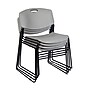 Regency 42-inch Square Table with Cain Base & 4 Zeng Stack Chairs, Gray (TB4242GY44GY)~#|#~EEDA6724-6271-4362-AF66476A8CED6722_sc7