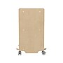 Flash Furniture Bright Beginnings Mobile 3-Tier Storage Cart, 25"H x 16"W x 16"D, Natural Birch Plywood (MK-KE24084-GG)~#|#~EEE77318-F46C-4178-B5A012B2CDD57AEE_sc7