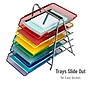 Mind Reader 5-Compartment Metal Desk Tray, Multicolor (5TPAPER-ASST)~#|#~EEE85FBA-82CC-4841-A1076FB73AD97012_sc7
