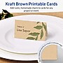 Avery Matte General Use Blank Cards, Kraft Brown, 100/Pack (95324)~#|#~EEF2D443-FE22-4FAF-8F44BE866B5BD736_sc7