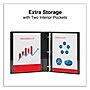 Universal Economy 1" 3-Ring View Binders, D-Ring, Matte Black (UNV20741)~#|#~EEF756F0-1C06-411E-AB2EAA40CD28133C_sc7