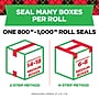 Scotch Tough Grip Packing Tape with Dispenser, 1.88" x 22.2 yds., Clear, 6/Pack (MMM1506)~#|#~EEF86766-3DA1-4439-9CF2B5F345028A33_sc7