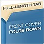 Pendaflex Color File Pocket, 3 1/2" Expansion, Letter Size, Blue (1524E BLU)~#|#~EF0B700B-ADA6-45CF-BEDC34AC16A6F1DF_sc7