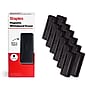 Staples Magnetic Whiteboard Eraser, Black, 12/Pack (ST63633)~#|#~EF1279D2-7C8C-4E98-8358FEFCF389DC98_sc7